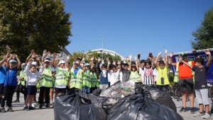 Düzce Belediyesinden Avrupa Hareketlilik Haftası ve Dünya Temizlik Günü dolayısıyla düzenlenen organizasyon