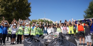 Düzce Belediyesinden Avrupa Hareketlilik Haftası ve Dünya Temizlik Günü dolayısıyla düzenlenen organizasyon